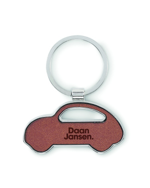 Logo trade advertising product photo of: Car shaped key ring