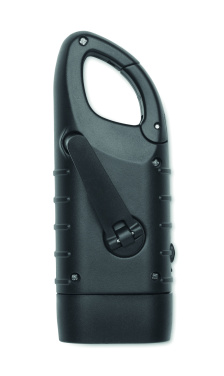 Logotrade promotional giveaway picture of: Solar torch with dynamo crank