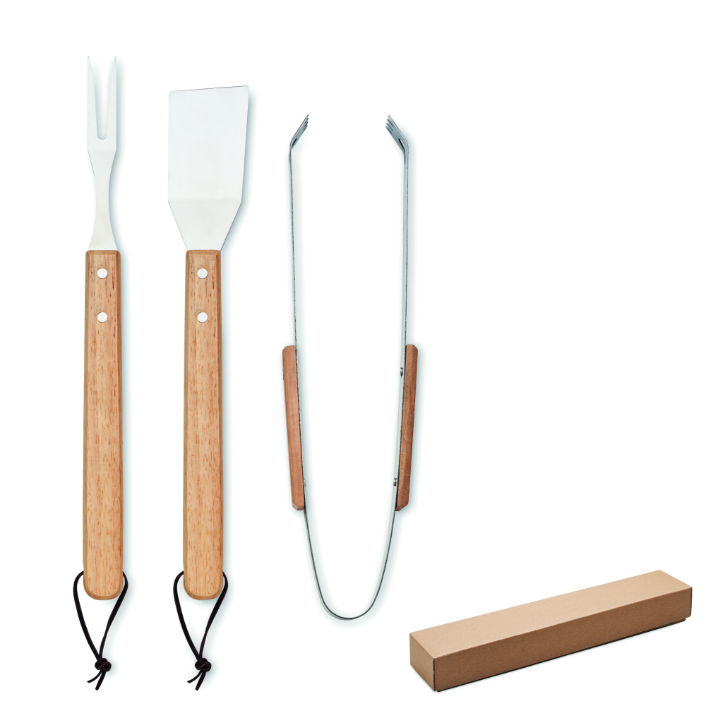 Logo trade corporate gifts picture of: Oakwood barbecue set