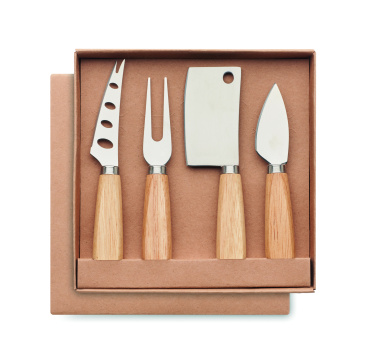 Logotrade promotional items photo of: Set of 4 cheese knives