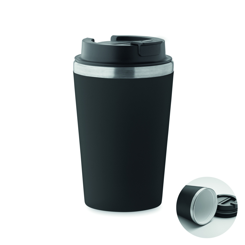Logo trade promotional giveaways picture of: Ceramic lining tumbler 350 ml