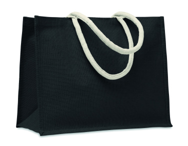 Logo trade corporate gifts picture of: Jute bag with cotton handle