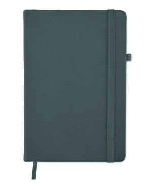 Logo trade promotional merchandise picture of: Recycled Leather A5 notebook