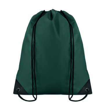 Logo trade promotional merchandise image of: 190T Polyester drawstring bag