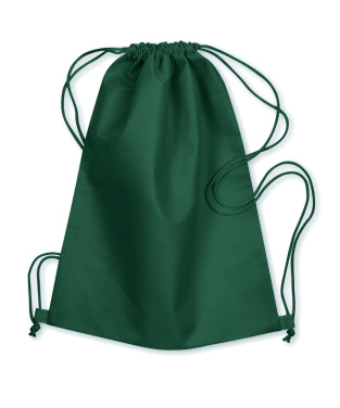 Logo trade promotional items image of: 80gr/m² nonwoven drawstring