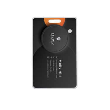Logotrade promotional item picture of: Findit RCS rplastic ultra-thin finder card rechargeable