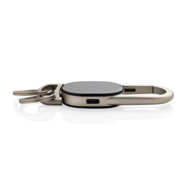 Logo trade promotional items image of: Keyfinder keychain with worldwide locating and USB C