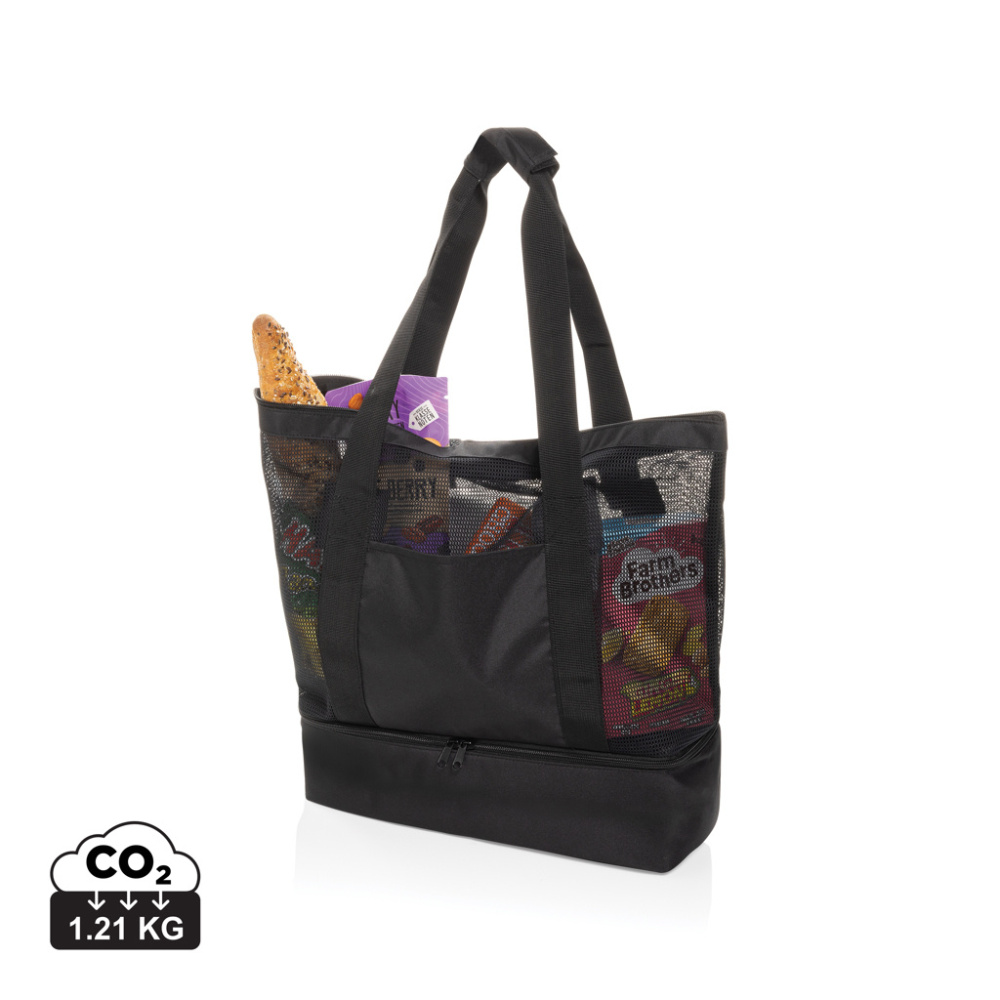 Logotrade promotional item picture of: Iqlo Aware™ RPET 2-in-1 cooler tote