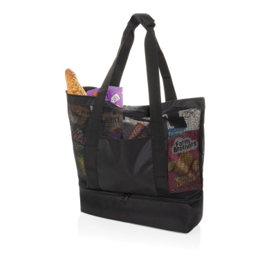 Logo trade promotional giveaways picture of: Iqlo Aware™ RPET 2-in-1 cooler tote