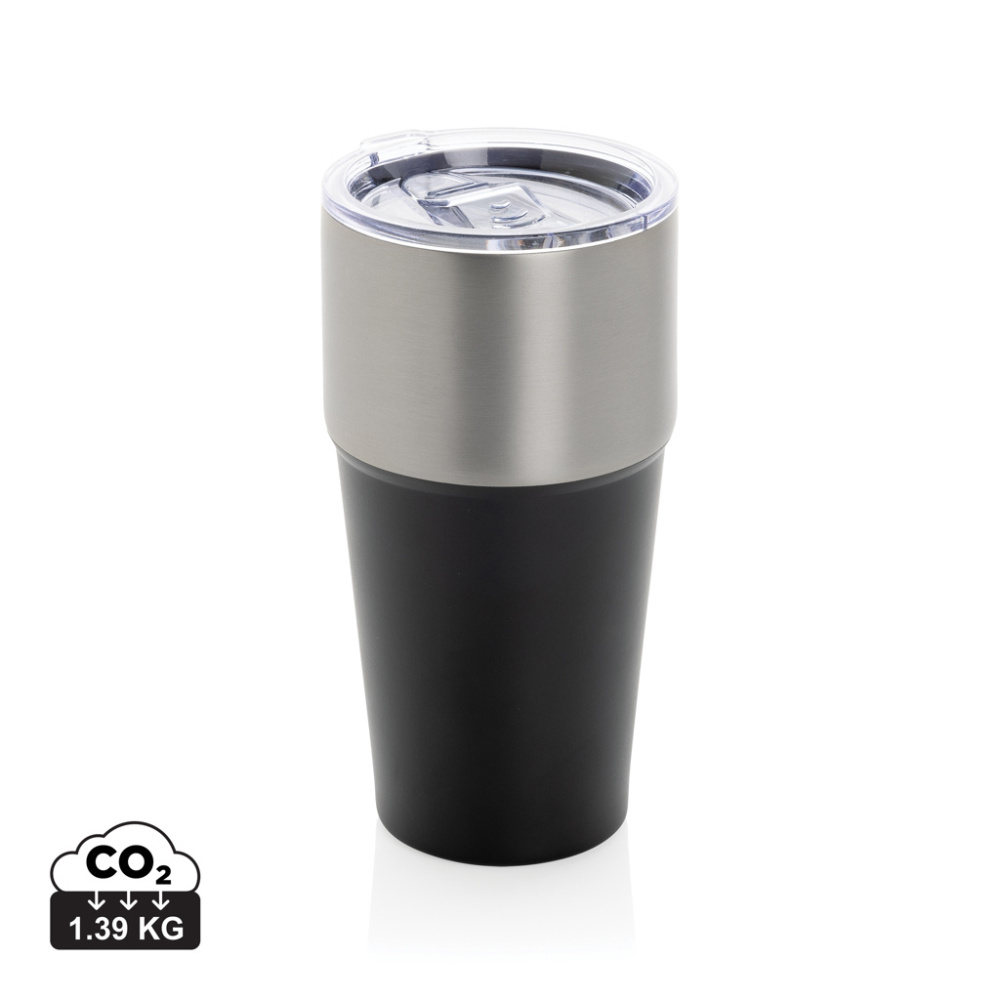 Logo trade promotional merchandise photo of: Fluid RCS certified recycled steel tumbler 500ml