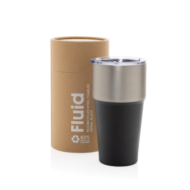 Logotrade promotional giveaways photo of: Fluid RCS certified recycled steel tumbler 500ml