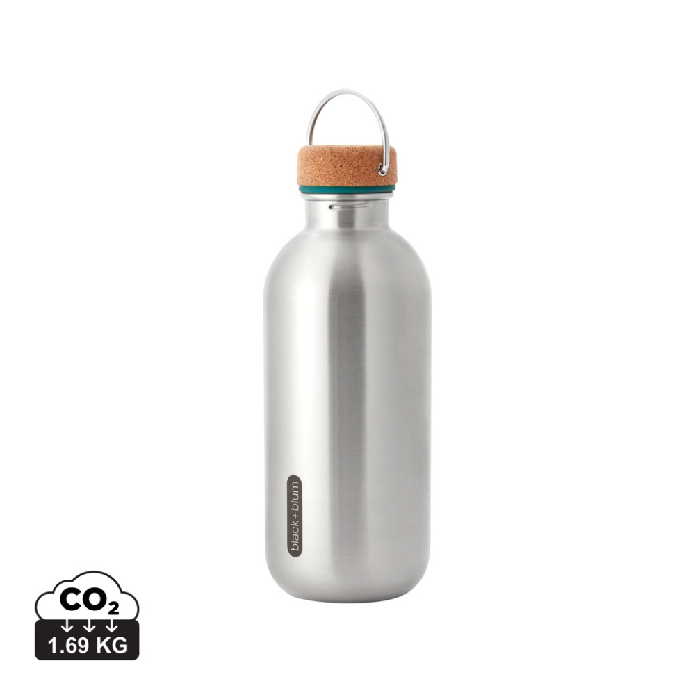 Logo trade promotional merchandise picture of: Black+Blum Steel Water Bottle 600ml