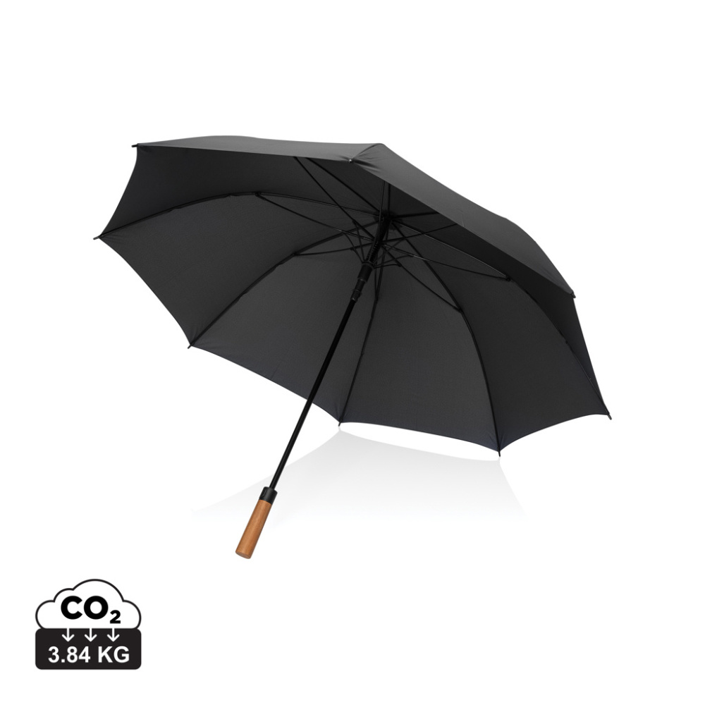 Logo trade corporate gift photo of: Tony  Aware™ RPET 30 inch acacia auto open umbrella
