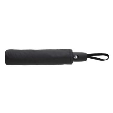 Logo trade promotional merchandise image of: Swiss Peak Vito Aware™ RPET 21 inch auto open/close umbrella