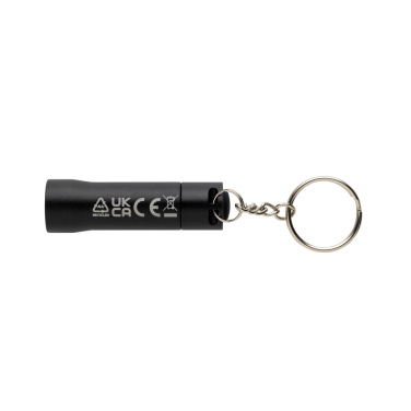Logotrade business gift image of: Flash RCS recycled aluminium keychain torch