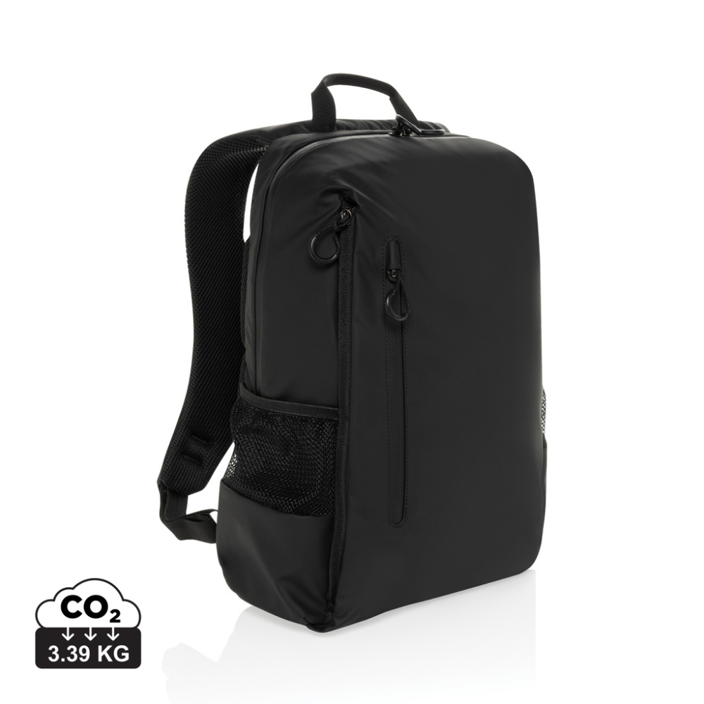 Logotrade advertising product image of: Lima Aware™ RPET water resistant 15.6 laptop backpack