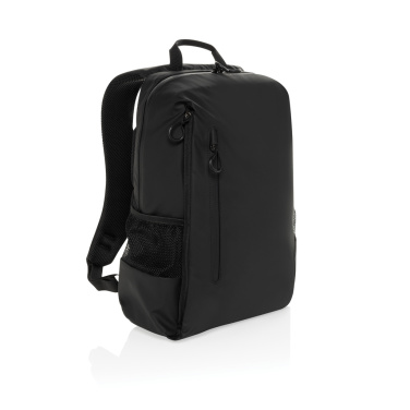 Logotrade promotional giveaway picture of: Lima Aware™ RPET water resistant 15.6 laptop backpack