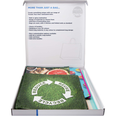 Logo trade corporate gifts picture of: Laminated totes sample box