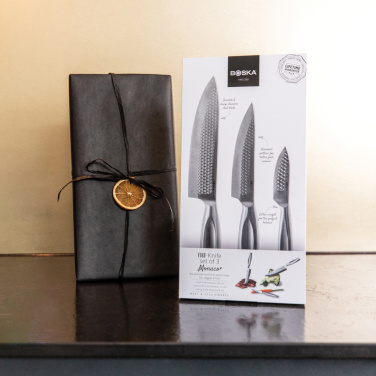 Logo trade promotional merchandise image of: BOSKA Kitchen Knives Monaco+, set of 3