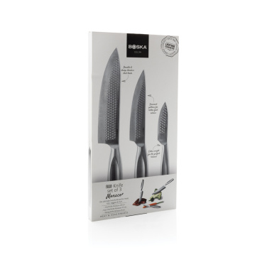 Logo trade promotional giveaways image of: BOSKA Kitchen Knives Monaco+, set of 3