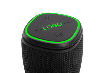 Logo trade corporate gifts picture of: Bluetooth speaker HERMON Schwarzwolf