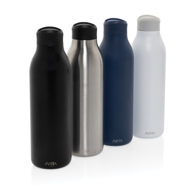 Logo trade promotional gift photo of: Avira Alok RCS re-steel 360 waterbottle 600ML