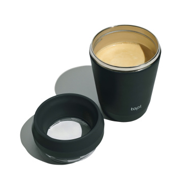 Logotrade promotional merchandise image of: Topl Recycled Steel To Go Tumbler Patented 360 Lid 235ml