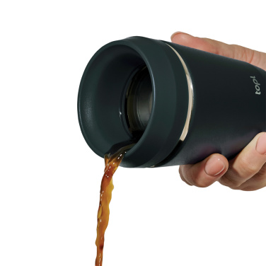 Logo trade promotional giveaways image of: Topl Recycled Steel To Go Tumbler Patented 360 Lid 235ml