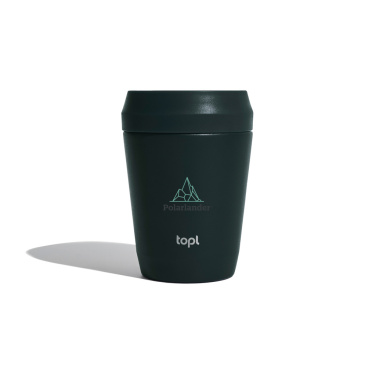 Logo trade promotional giveaways image of: Topl Recycled Steel To Go Tumbler Patented 360 Lid 235ml