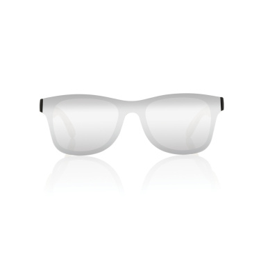 Logo trade promotional product photo of: Prism RCS recycled plastic sunglasses with bamboo frame