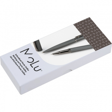 Logo trade promotional merchandise image of: MoLu writing set Porto Velho