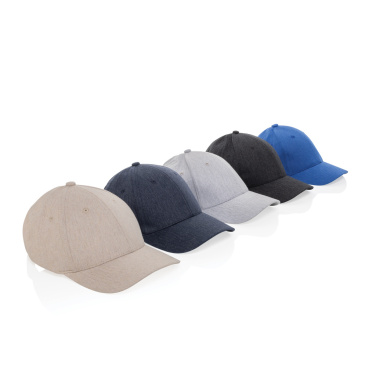 Logo trade promotional item photo of: Milo AWARE™ recycled heather 6 panel cap 200gr