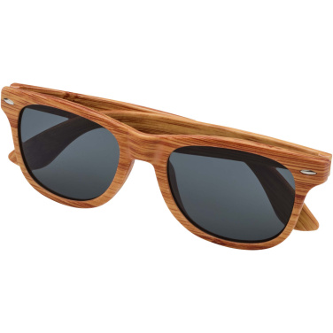 Logo trade promotional merchandise image of: Mira wood-look sunglasses