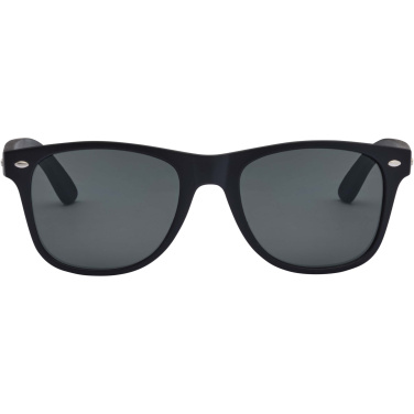 Logo trade promotional items image of: Arlo bamboo sunglasses with black coating