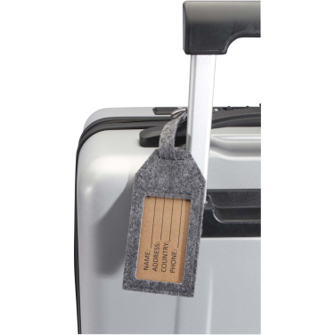 Logo trade promotional gifts image of: Tie luggage tag