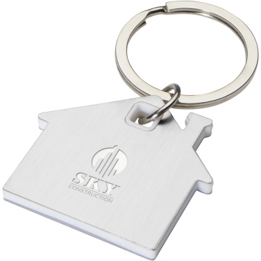 Logotrade promotional gifts photo of: Nook house-shaped keychain