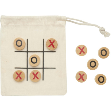 Logotrade promotional giveaway image of: Whorl wooden tic, tac, toe game