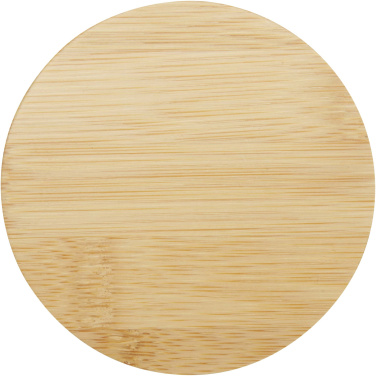 Logotrade corporate gift picture of: Leona 350 ml glass cup with bamboo lid