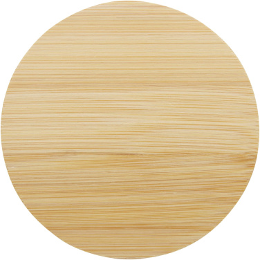 Logo trade business gift photo of: Lenora 250 ml glass cup with bamboo lid