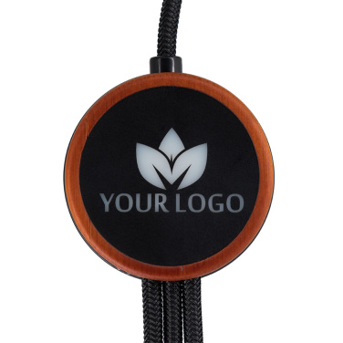 Logotrade promotional merchandise photo of: Cable 3in1 with illuminated logo - LH-ZM04