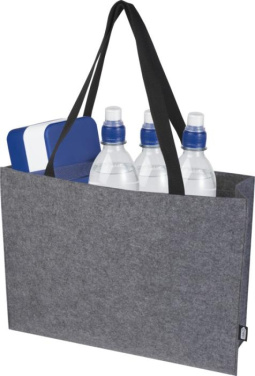 Logo trade promotional merchandise image of: Felta GRS recycled felt gusset tote bag 20L