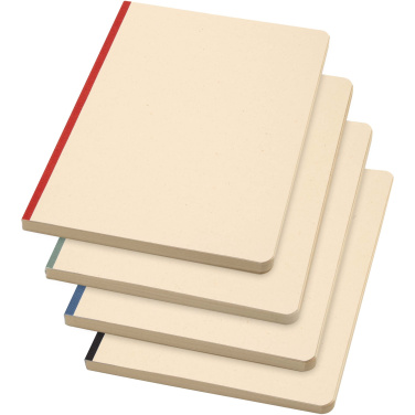 Logo trade business gift photo of: Liliana A5 sugarcane and RPET soft cover notebook