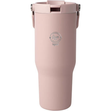 Logo trade promotional merchandise picture of: Bronx 900 ml RCS recycled stainless steel copper vacuum insulated tumbler with dual function lid