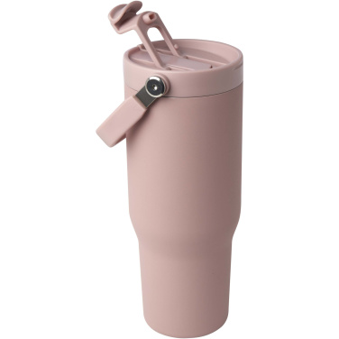 Logo trade promotional gifts image of: Bronx 900 ml RCS recycled stainless steel copper vacuum insulated tumbler with dual function lid