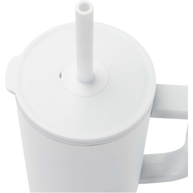 Logo trade business gift photo of: Brady 900 ml RCS certified insulated tumbler with silicone straw