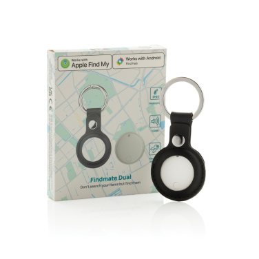 Logotrade advertising product image of: Findmate Dual RCS recycled plastic item finder IPX 5