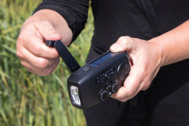 Logotrade promotional item image of: RescueWave RCS recycled plastic emergency radio