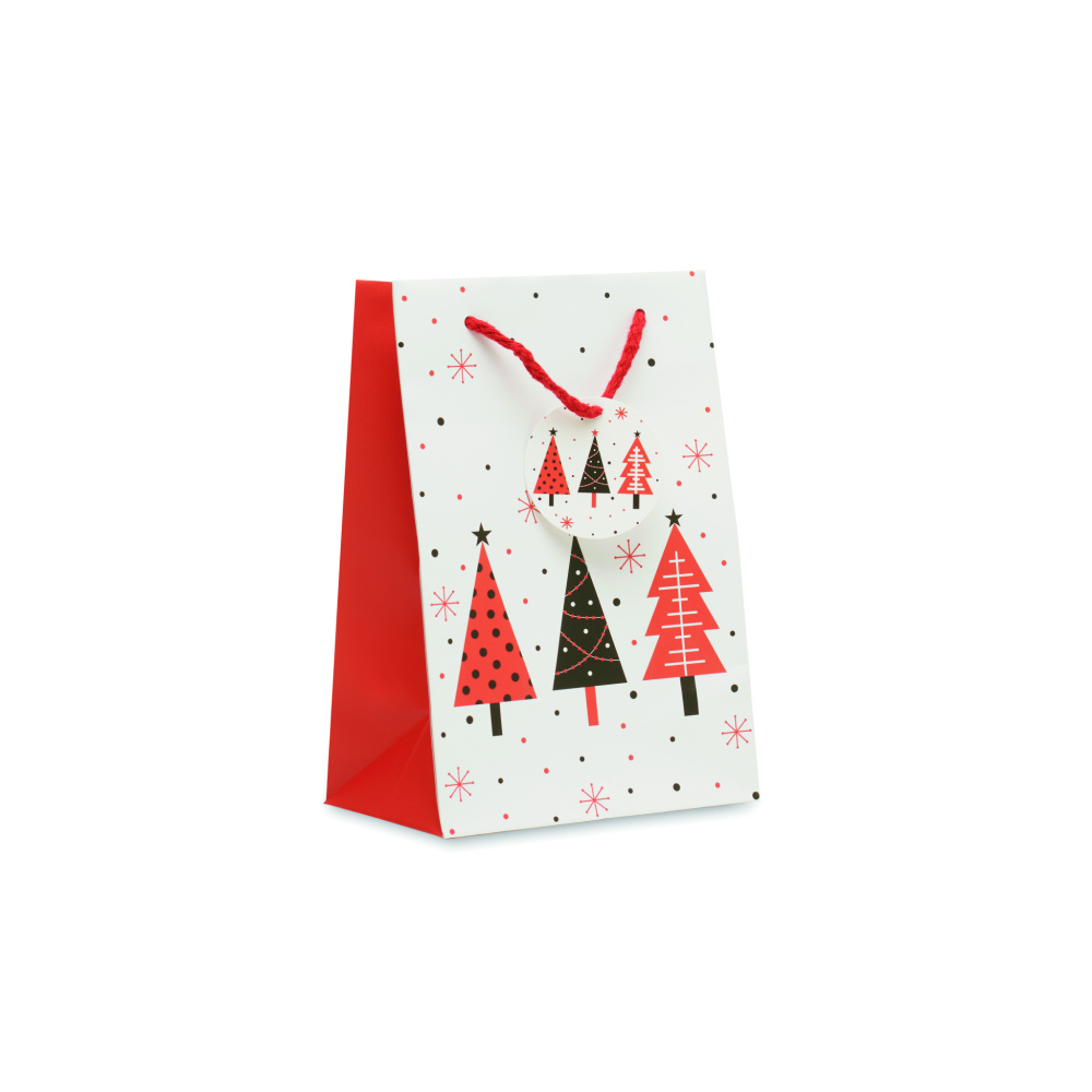 Logo trade business gift photo of: Gift paper bag small