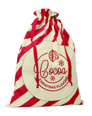 Logo trade promotional gift photo of: Large Santa cotton bag