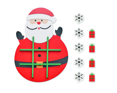Logotrade corporate gift picture of: Christmas wooden tic tac toe